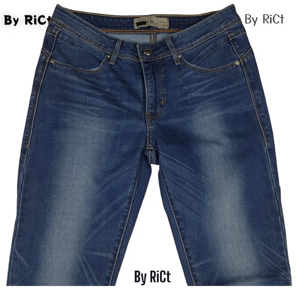 Levi's Revel Skinny Bold Curve Women's Jean's Size 28x30 Stretch Denim Mid Rise - Picture 6 of 10